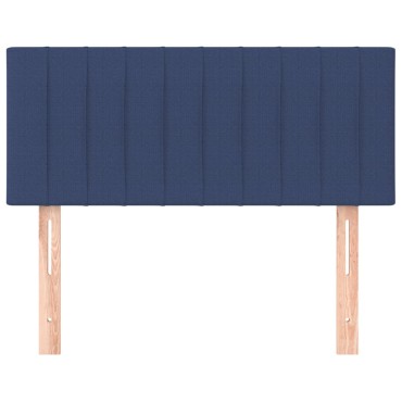 vidaXL Κεφαλάρι Κρεβατιού Μπλε 100x5x78/88cm Υφασμάτινο 1 τεμ.