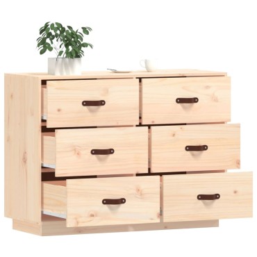 vidaXL Ντουλάπι 100x40x75cm από Μασίφ Ξύλο Πεύκου 1 τεμ.