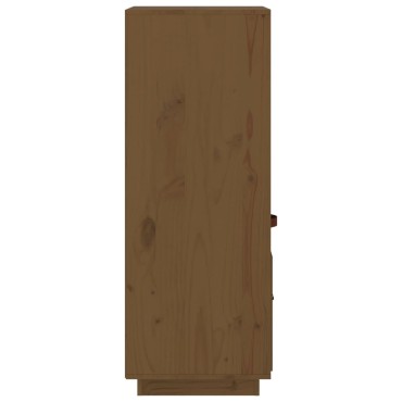 vidaXL Ντουλάπι Ψηλό Καφέ Μέλι 34x40x108,5cm από Μασίφ Ξύλο Πεύκου 1 τεμ.