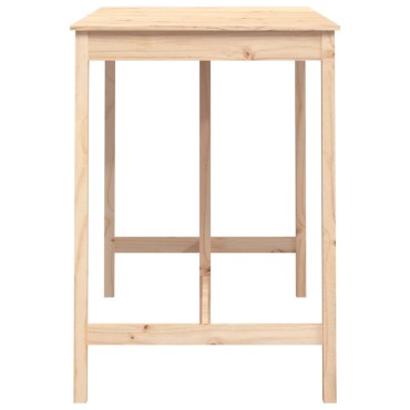 vidaXL Τραπέζι Μπαρ 140x80x110cm από Μασίφ Ξύλο Πεύκου 1 τεμ.