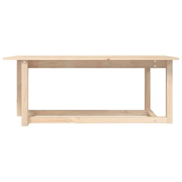 vidaXL Τραπεζάκι Σαλονιού 110x55x45cm από Μασίφ Ξύλο Πεύκου 1 τεμ.