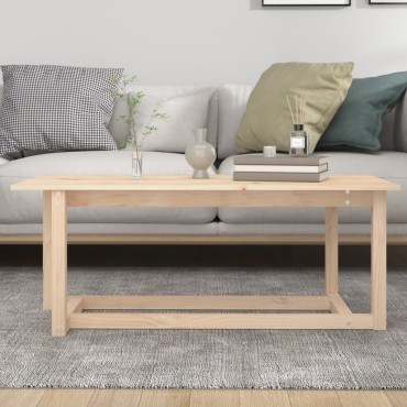 vidaXL Τραπεζάκι Σαλονιού 110x55x45cm από Μασίφ Ξύλο Πεύκου 1 τεμ.