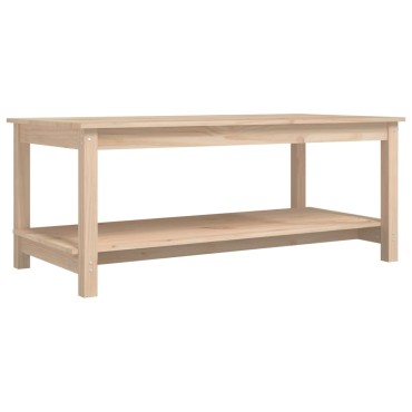 vidaXL Τραπεζάκι Σαλονιού 110x55x45cm από Μασίφ Ξύλο Πεύκου 1 τεμ.
