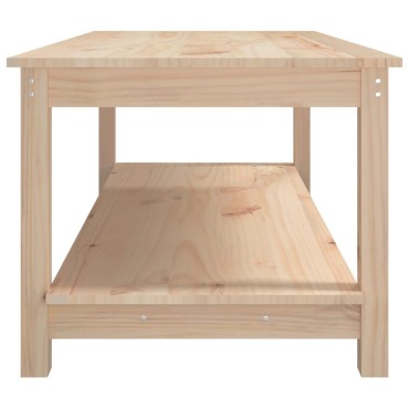 vidaXL Τραπεζάκι Σαλονιού 110x55x45cm από Μασίφ Ξύλο Πεύκου 1 τεμ.
