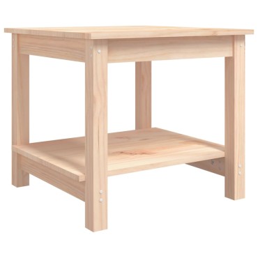 vidaXL Τραπεζάκι Σαλονιού 50x50x45cm από Μασίφ Ξύλο Πεύκου 1 τεμ.