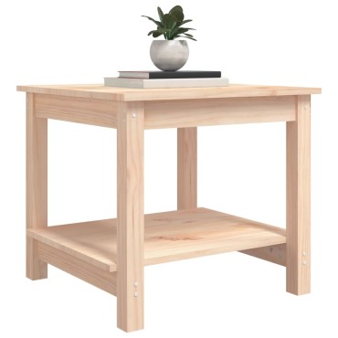 vidaXL Τραπεζάκι Σαλονιού 50x50x45cm από Μασίφ Ξύλο Πεύκου 1 τεμ.