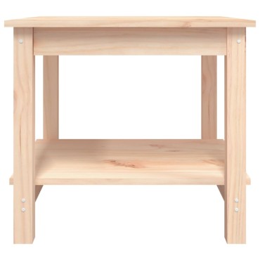 vidaXL Τραπεζάκι Σαλονιού 50x50x45cm από Μασίφ Ξύλο Πεύκου 1 τεμ.
