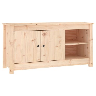 vidaXL Έπιπλο Τηλεόρασης 103x36,5x52cm από Μασίφ Ξύλο Πεύκου