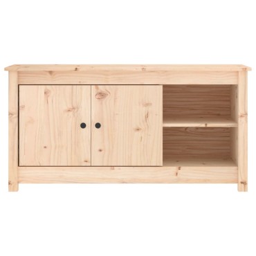 vidaXL Έπιπλο Τηλεόρασης 103x36,5x52cm από Μασίφ Ξύλο Πεύκου