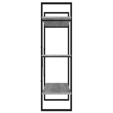 vidaXL Βιβλιοθήκη Γκρι Sonoma 100x30x105cm από Επεξεργασμένο Ξύλο 1 τεμ.