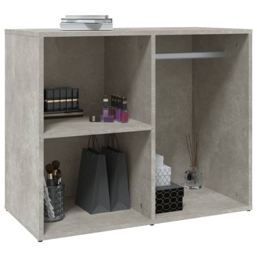 vidaXL Ντουλάπι Γκρι Σκυροδέματος 80x40x65cm Επεξεργασμένο Ξύλο 1 τεμ.