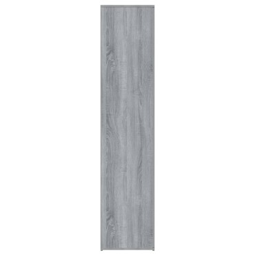 vidaXL Παπουτσοθήκη Γκρι Sonoma 80x39x178cm από Επεξεργασμένο Ξύλο