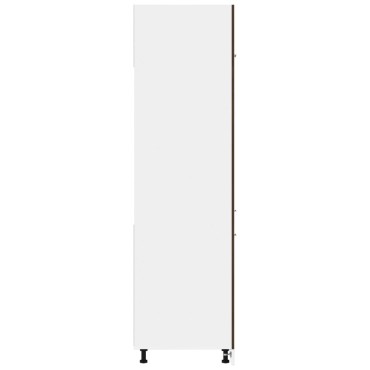 vidaXL Ντουλάπι Ψυγείου Lyon Καφέ Δρυς 60x57x207cm Επεξεργ. Ξύλο 1 τεμ.
