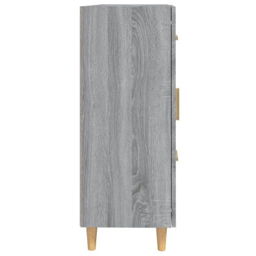 vidaXL Ντουλάπι Γκρι Sonoma 69,5x34x90cm από Επεξεργασμένο Ξύλο 1 τεμ.