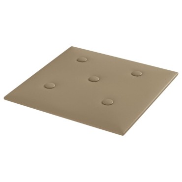 vidaXL Πάνελ Τοίχου 12 τεμ. Καπουτσίνο 30 x 30 εκ. 1,08 μ² Συνθ. Δέρμα