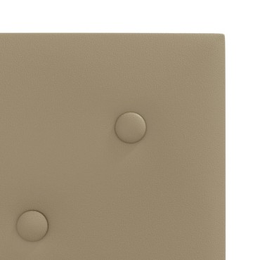 vidaXL Πάνελ Τοίχου 12 τεμ. Καπουτσίνο 30 x 30 εκ. 1,08 μ² Συνθ. Δέρμα