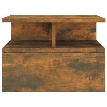 vidaXL Κομοδίνο Κρεμαστό Καπνιστή Δρυς 40x31x27cm Επεξεργ. Ξύλο 1 τεμ.