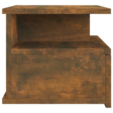 vidaXL Κομοδίνο Κρεμαστό Καπνιστή Δρυς 40x31x27cm Επεξεργ. Ξύλο 1 τεμ.