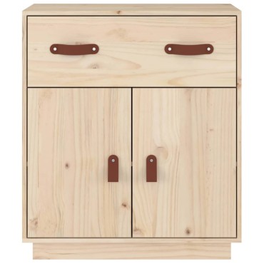 vidaXL Ντουλάπι 65,5x40x75cm από Μασίφ Ξύλο Πεύκου 1 τεμ.