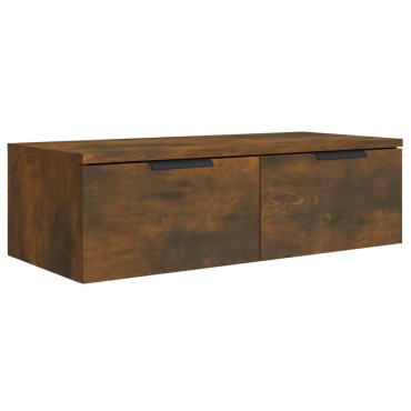 vidaXL Έπιπλα Τοίχου 2 τεμ. Καπν. Δρυς 68x30x20cm Επ. Ξύλο