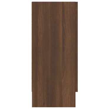 vidaXL Βιτρίνα Καφέ Δρυς 120x30,5x70cm από Επεξεργασμένο Ξύλο 1 τεμ.