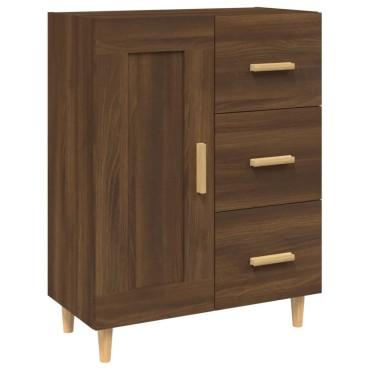 vidaXL Ντουλάπι Καφέ Δρυς 69,5x34x90cm από Επεξεργασμένο Ξύλο 1 τεμ.