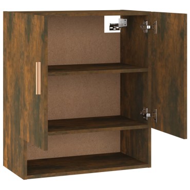 vidaXL Ντουλάπι Τοίχου Καπνιστή Δρυς 60x31x70cm Επεξεργασμένο Ξύλο 1 τεμ.