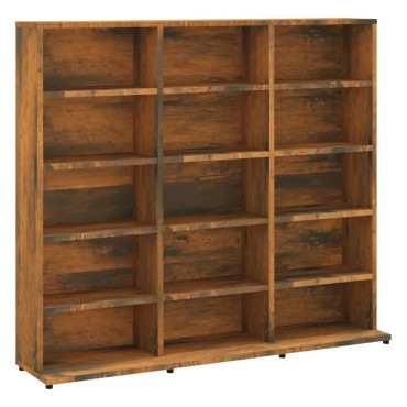 vidaXL Έπιπλο για CD Καπνιστή Δρυς 100x23x89,5cm Επεξεργασμένο Ξύλο 1 τεμ.