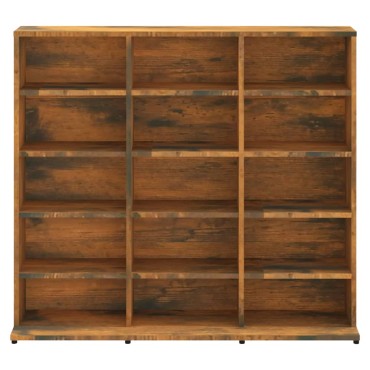 vidaXL Έπιπλο για CD Καπνιστή Δρυς 100x23x89,5cm Επεξεργασμένο Ξύλο 1 τεμ.