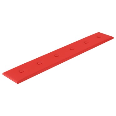 vidaXL Πάνελ Τοίχου 12 τεμ. Κόκκινα 90 x 15 εκ. 1,62μ² Συνθετικό Δέρμα
