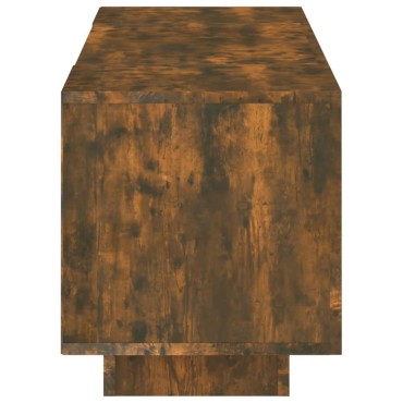 vidaXL Έπιπλο Τηλεόρασης με LED Καπνιστή Δρυς 160x35x40cm