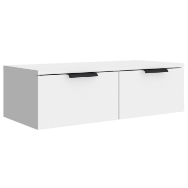 vidaXL Ντουλάπια Τοίχου 2 τεμ. Λευκά 68x30x20cm Επεξεργασμένο Ξύλο