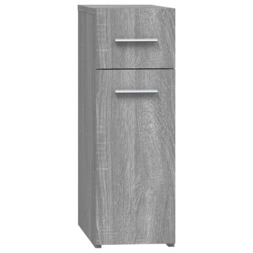 vidaXL Συρταριέρα Γενικής Χρήσης Γκρι Sonoma 20x45,5x60cm Επεξ. Ξύλο 1 τεμ.