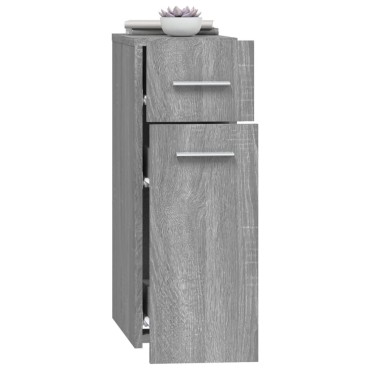 vidaXL Συρταριέρα Γενικής Χρήσης Γκρι Sonoma 20x45,5x60cm Επεξ. Ξύλο 1 τεμ.
