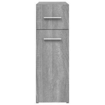 vidaXL Συρταριέρα Γενικής Χρήσης Γκρι Sonoma 20x45,5x60cm Επεξ. Ξύλο 1 τεμ.