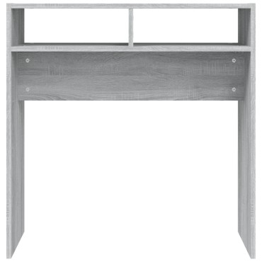 vidaXL Τραπέζι Κονσόλα Γκρι Sonoma 78x30x80cm Επεξεργασμένο Ξύλο 1 τεμ.