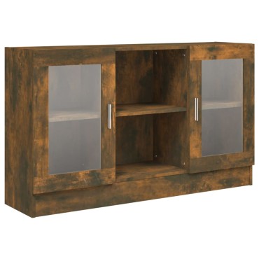 vidaXL Βιτρίνα Καπνιστή Δρυς 120x30,5x70cm από Επεξεργασμένο Ξύλο 1 τεμ.