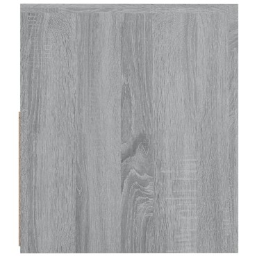 vidaXL Κομοδίνα με LED 2 τεμ. Γκρι Sonoma 60x35x40cm
