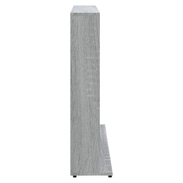 vidaXL Έπιπλο για CD Γκρι Sonoma 100x23x89,5cm Επεξεργασμένο Ξύλο 1 τεμ.