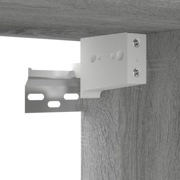 vidaXL Έπιπλα Τηλεόρασης Κρεμαστά Γκρι 60x30x30cm Επεξ. Ξύλο