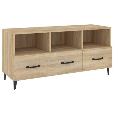 vidaXL Έπιπλο Τηλεόρασης Sonoma Δρυς 102x35x50cm Επεξεργ. Ξύλο