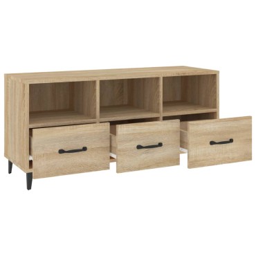 vidaXL Έπιπλο Τηλεόρασης Sonoma Δρυς 102x35x50cm Επεξεργ. Ξύλο