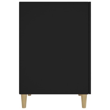vidaXL Γραφείο Μαύρο 140x50x75cm από Επεξεργασμένο Ξύλο 1 τεμ.
