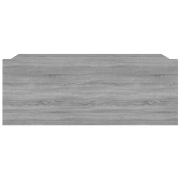 vidaXL Κομοδίνο Κρεμαστό Γκρι Sonoma 40x30x15cm Επεξεργασμένο Ξύλο 1 τεμ.