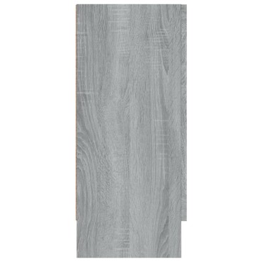 vidaXL Βιτρίνα Γκρι Sonoma 120x30,5x70cm από Επεξεργασμένο Ξύλο 1 τεμ.