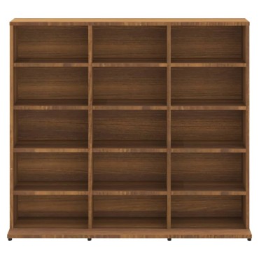 vidaXL Έπιπλο για CD Καφέ Δρυς 100x23x89,5cm Επεξεργασμένο Ξύλο 1 τεμ.