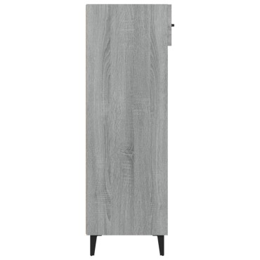 vidaXL Παπουτσοθήκη Γκρι Sonoma 60x35x105cm από Επεξεργασμένο Ξύλο