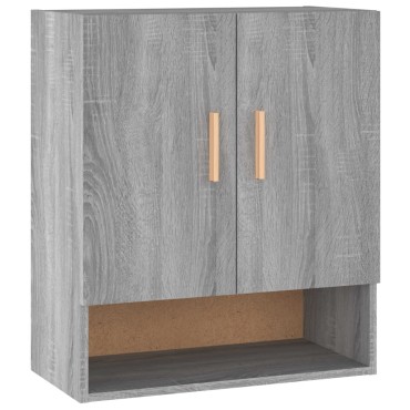 vidaXL Ντουλάπι Τοίχου Γκρι Sonoma 60x31x70cm Επεξεργασμένο Ξύλο 1 τεμ.