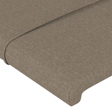 vidaXL Κεφαλάρια Κρεβατιού 2 τεμ. Taupe 90x5x78/88cm Υφασμάτινο