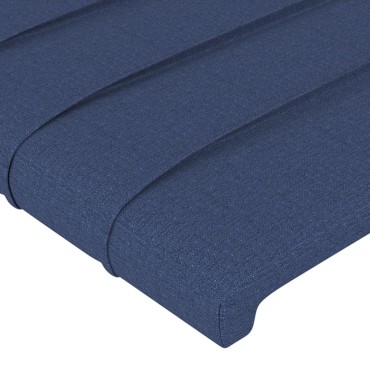 vidaXL Κεφαλάρια Κρεβατιού 4 τεμ. Μπλε 90x5x78/88cm Υφασμάτινο